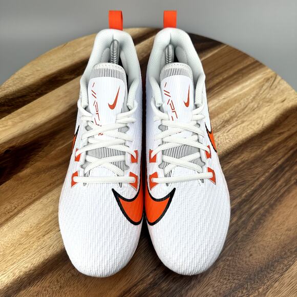 Nike Vapor Edge Speed 360 2 Football Cleats White/Orange FQ4045-100 Mens Size 13 - Picture 2 of 8